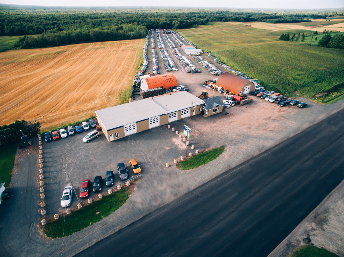 vue aerienne thibodeau autos